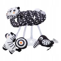 Czarno -biały lwa spiralny spiralny seat aktywność zabawka spiralna G8