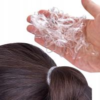 Резинки резинки для волос косички силиконовые бесцветные 2000 шт.