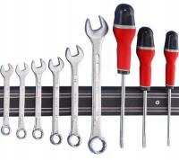 МАГНИТНАЯ ПОЛОСА ДЕРЖАТЕЛЬ ВЕШАЛКА ПОДСТАВКА ДЛЯ НОЖЕЙ КЛЮЧИ ИНСТРУМЕНТЫ МАСТЕРСКАЯ