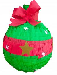 Piniata Bombka imprezowa mikołajkowa