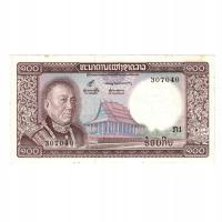 Banknot, Lao, 100 Kip, Undated (1974), KM:16a, AU(