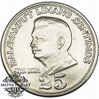 25 SENTIMOS 1972 FILIPINY