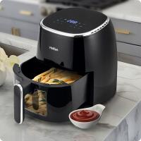 2× Frytkownica beztłuszczowa z okienkiem Hoffen, 1550 W, 5 l, czarna 8w1