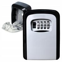 Sejf na klucze skrytka schowek szyfr kod na ścianę metal kasetka skrytka