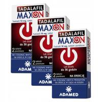 Tadalafil Maxon 10 mg, 2 tabl. для эректильной дисфункции