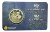 Belgia 2 euro Coincard 2021, 500 lat Karola V