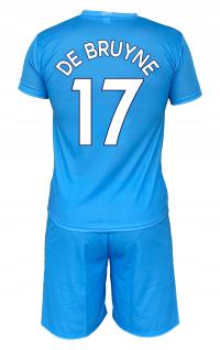 Strój piłkarski De Bruine Manchester City komplet koszulka + spodenki 164