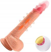 Realistyczny penis wibrator dla kobiet wibrujący dildo