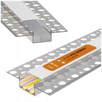 Профиль Сид алюминиевый для ГК гипсокартона врезанный 1м регипс широкий