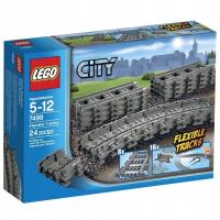 Klocki LEGO 60205 TORY Proste Zakręty Elastyczne do Pociągu 60337