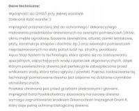 Impregnat do drewna Drewnochron biały 750 ml WYPRZEDAŻ