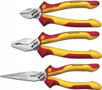 ЭЛЕКТРИЧЕСКИЙ ПРОМЫШЛЕННЫЙ НАБОР ЩИПЦОВ VDE 3PCS / ОРИГИНАЛ WIHA