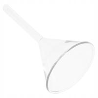 SZKLANY LEJEK LABORATORYJNY Z SZEROKIM WYLEWEM DO FILTRACJI