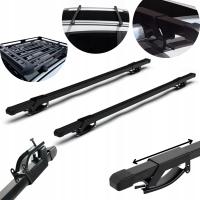 Poprzeczki dachowe uniwersalne 125 cm stalowe do relingów