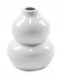 wazon biała porcelana 8x9,5cm