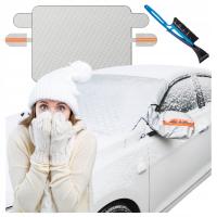 Mata antyszronowa osłona szyb samochodu szczotka skrobaczka zestaw zimowy