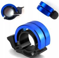 Manualny dzwonek rowerowy aluminiowy NIEBIESKI (ZR06)