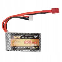 7.4 V 2s 25C 850mah LiPo RC Truck литиевая батарея с T-вилкой