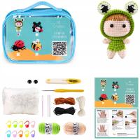 Набор для вязания крючком Вязание крючком пряжа маркеры ручной дизайн кукла