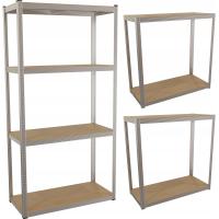 Металлический стеллаж для хранения четырехполюсный 2в1 175X80X40CM сильная мастерская