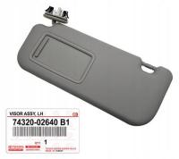 Osłona przeciwsłoneczna Toyota oryginał lewa do Auris/Corolla E15 2007-2012