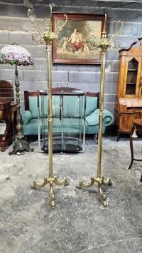 Stary Ładny wieszak Mosiądz 1 szt .nr 2