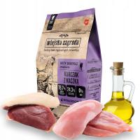 WIEJSKA ZAGRODA Kurczak z Kaczką SUCHA karma 1,6kg dla dorosłych kotów