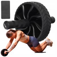 Kółko Roller do Ćwiczeń Rozbudowy Mięśni Brzucha FIZYO Koło Ab Wheel + Mata