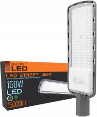 Уличный фонарь светодиодный промышленный герметичный 150 Вт серый IP65 15000LM