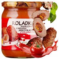 Рулеты из свинины с мексиканской начинкой, очень мягкий пряный вкус