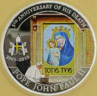 PALAU 2010 Jan Paweł II Totus Tuus 1 dolar dollar
