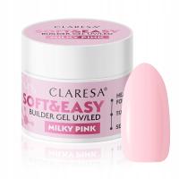 Claresa Żel budujący SOFT&EASY 45g Milky Pink