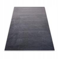 DYWAN PLUSZOWY SZARY MIĘKKI MIŁY RABBIT FUTRO KRÓLIKA 140x200