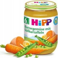 HiPP Вегетарианские Овощи с Batatami и зеленым Горошком