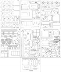 SZKIELET - ZIŁ-131 AC-40-137A pożarniczy szkielet Angraf 1/25