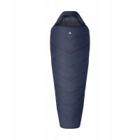 Śpiwór Alpinus Fiber Pro 1100 dla leworęcznych, szary