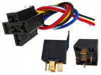 Реле 12В автомобильный релейный разъем 5pin подставка с жгутом 30а