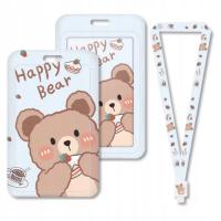 Identyfikator Etui Holder na kartę Smycz UHOO 7148 Sweet Bear