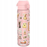 Бутылка для воды Бутылка для воды для школы детский сад розовый собаки ION8 0,5 л