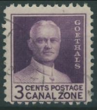Canal Zone 3 cents - Postać Goethals