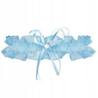 СВАДЕБНАЯ ПОДВЯЗКА АТЛАСНАЯ ГОЛУБАЯ-JULIMEX PW-02