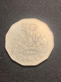 Eswatini 50 centów 1996
