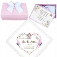 Белая одежда для крещения для мальчика девочки для крещения имя коробка