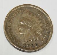 USA 1 cent 1883 Indian Head