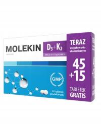 MOLEKIN D3 + K2 - 60 tabl.