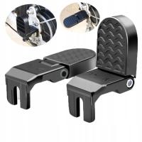 PEDAŁY TYLNE SKŁADANE PODNÓŻKI ROWEROWE CZĘŚCI ROWEROWE 2 SZTUKI