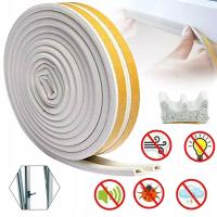 TAŚMA USZCZELNIAJĄCA DO DRZWI BRODZIKA ZLEWU OKNA MOCNA 9 x 4 MM (typu E)