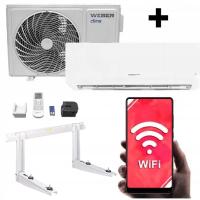 Klimatyzator ścienny WEBER CLIMA Q 2,6 kW + 4D + WiFi + Wspornik