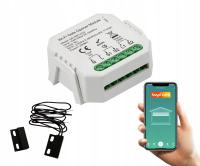 Inteligentny sterownik BRAMY GARAŻOWEJ WJAZDOWEJ TUYA Smart WiFi + czujnik