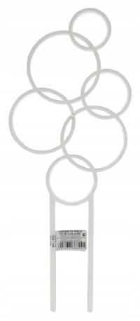 Podpora do roślin okręgi biały Form-Plastic